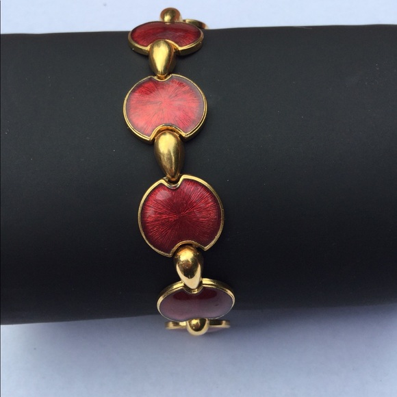 Jewelry - Red and Gold Bracelet